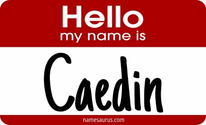 Hello my name is Caedin png download