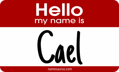 Hello my name is Cael png download