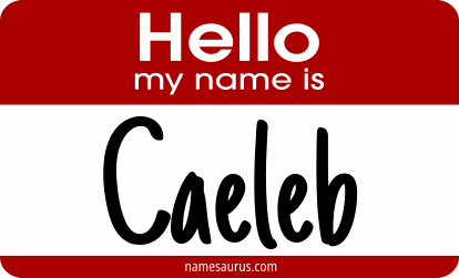 Hello my name is Caeleb png download