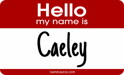 Hello my name is Caeley png download