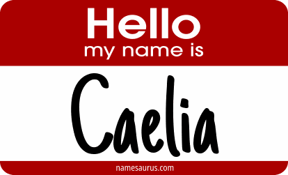 Hello my name is Caelia png download