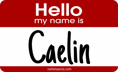 Hello my name is Caelin png download