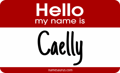Hello my name is Caelly png download