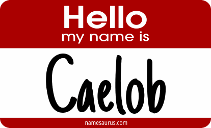 Hello my name is Caelob png download