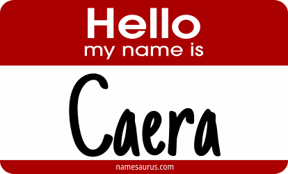 Hello my name is Caera png download