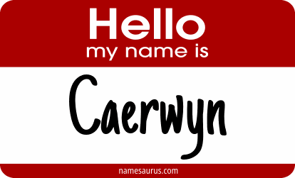 Hello my name is Caerwyn png download