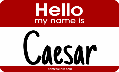 Hello my name is Caesar png download