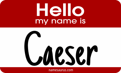 Hello my name is Caeser png download
