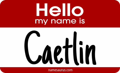 Hello my name is Caetlin png download