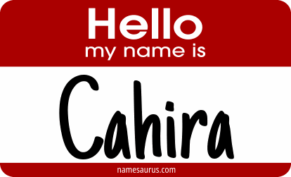Hello my name is Cahira png download