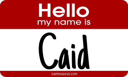Hello my name is Caid png download