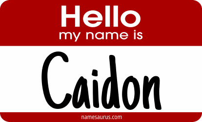 Hello my name is Caidon png download