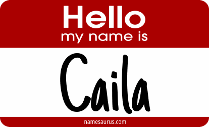 Hello my name is Caila png download
