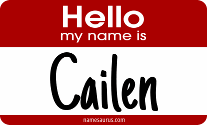 Hello my name is Cailen png download