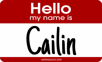 Hello my name is Cailin png download