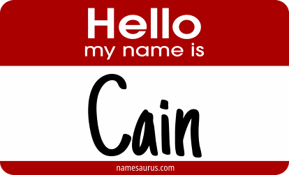 Hello my name is Cain png download
