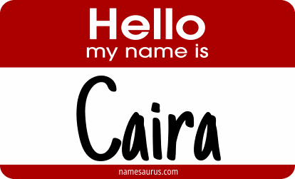 Hello my name is Caira png download