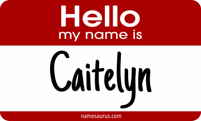 Hello my name is Caitelyn png download