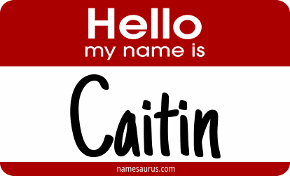 Hello my name is Caitin png download