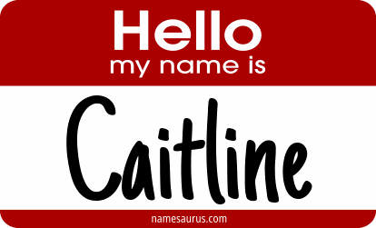 Hello my name is Caitline png download