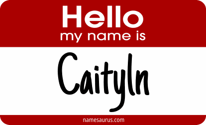 Hello my name is Caityln png download