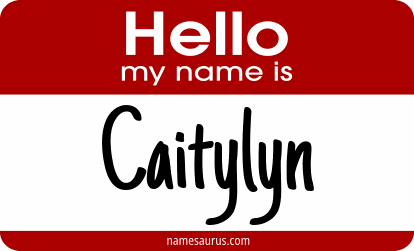 Hello my name is Caitylyn png download