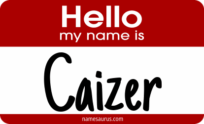 Hello my name is Caizer png download