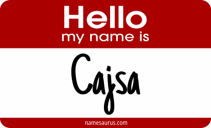 Hello my name is Cajsa png download