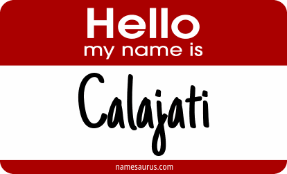 Hello my name is Calajati png download