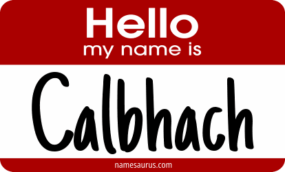 Hello my name is Calbhach png download