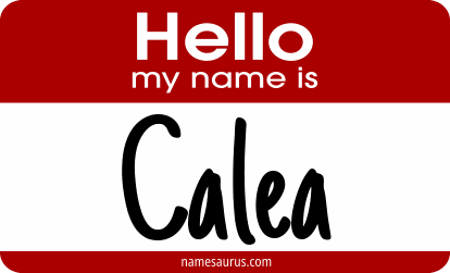 Hello my name is Calea png download