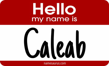Hello my name is Caleab png download