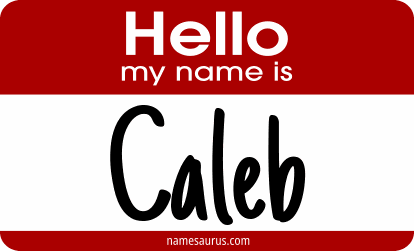Hello my name is Caleb png download