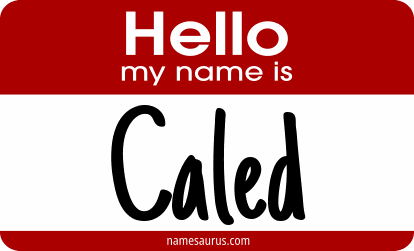 Hello my name is Caled png download