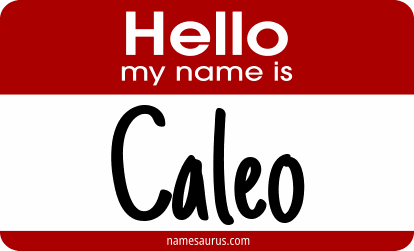 Hello my name is Caleo png download