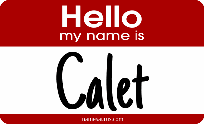 Hello my name is Calet png download