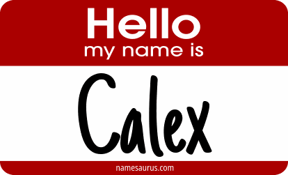 Hello my name is Calex png download