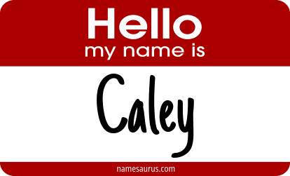 Hello my name is Caley png download