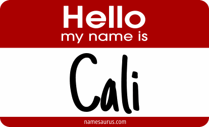Hello my name is Cali png download