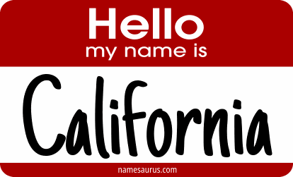 Hello my name is California png download