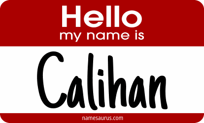 Hello my name is Calihan png download