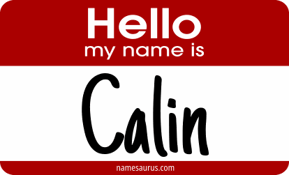 Hello my name is Calin png download