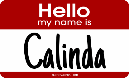 Hello my name is Calinda png download