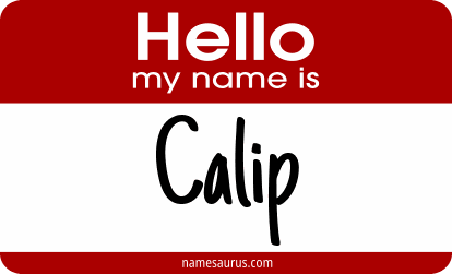 Hello my name is Calip png download