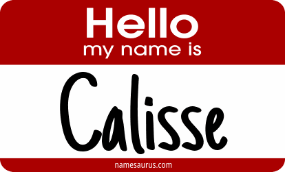 Hello my name is Calisse png download