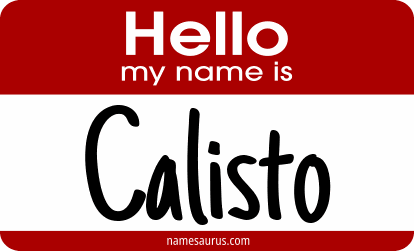 Hello my name is Calisto png download