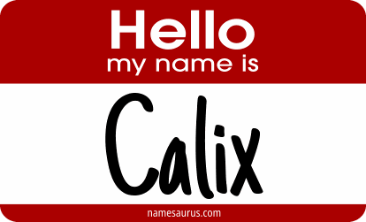 Hello my name is Calix png download