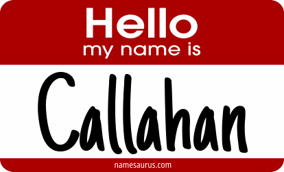 Hello my name is Callahan png download