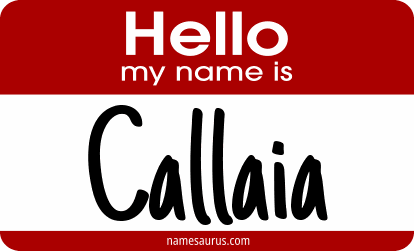 Hello my name is Callaia png download