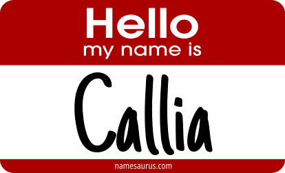 Hello my name is Callia png download